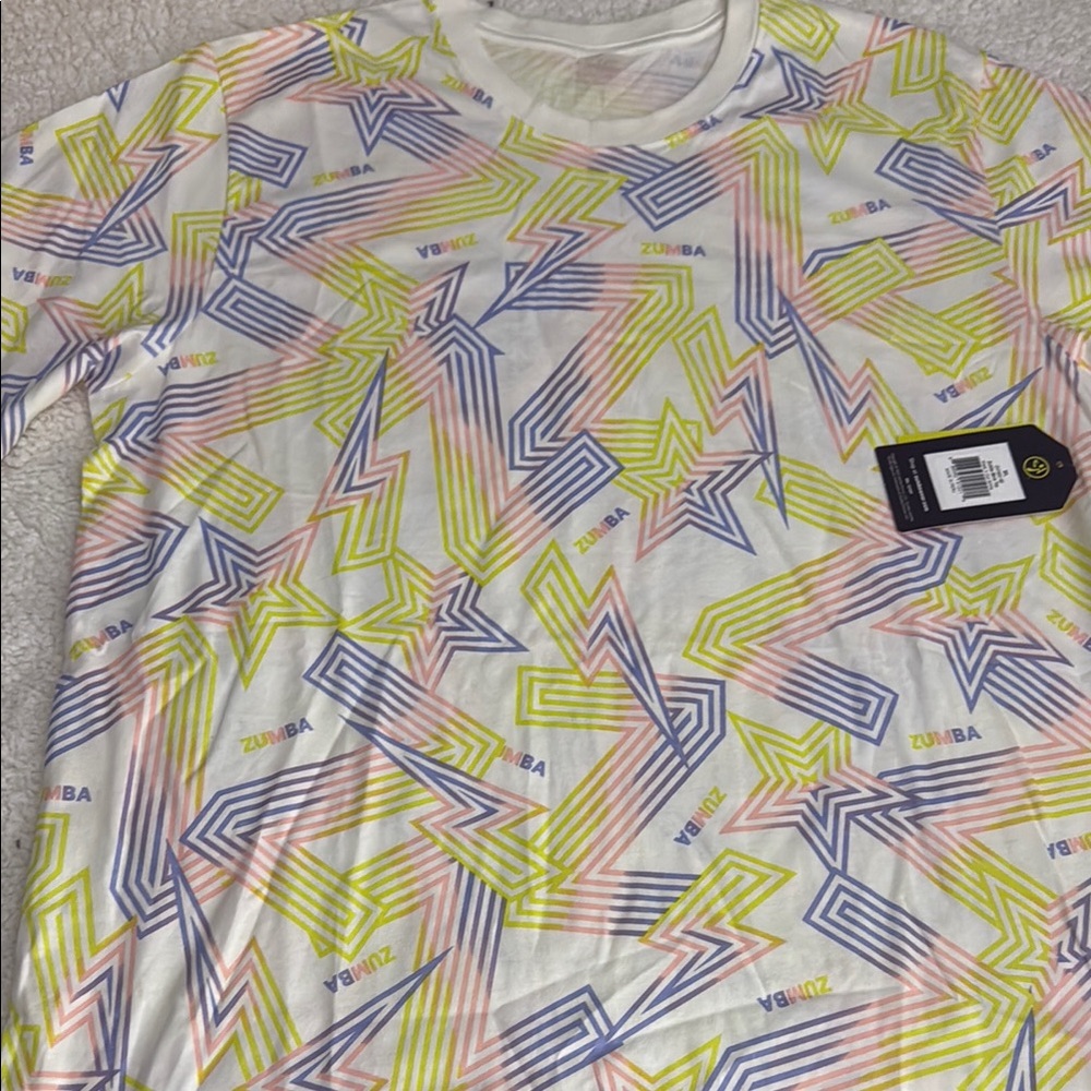Zumba Fitness Multicolor Graphic Men's Shirt